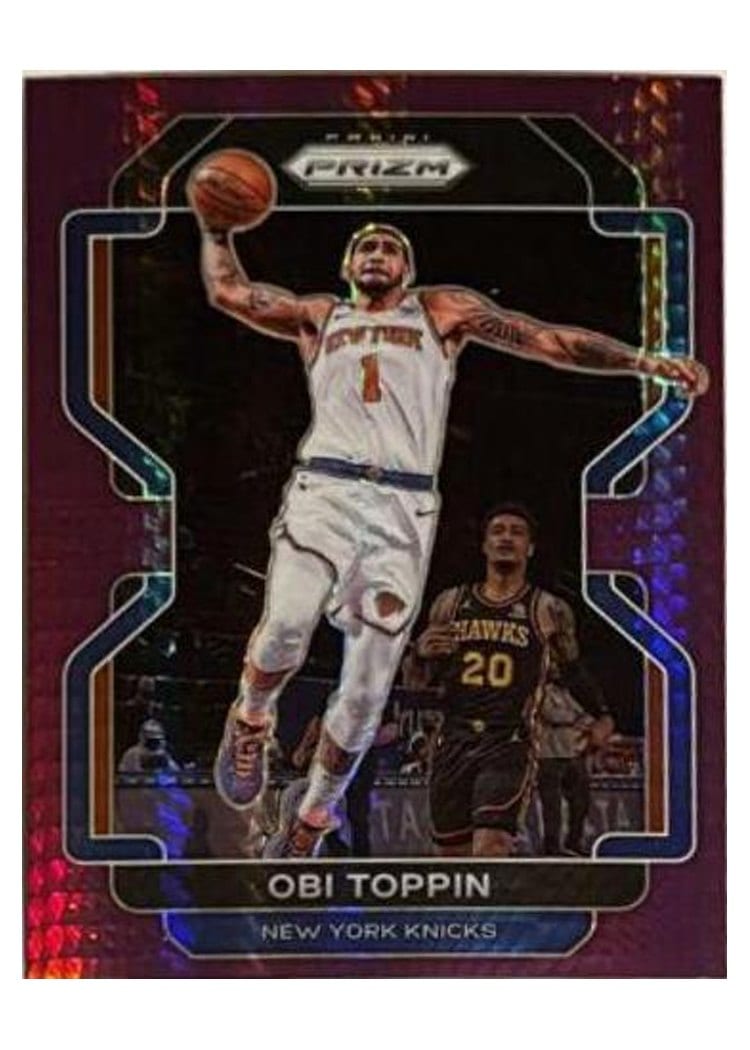 2021-22 Panini Prizm Base Set Obi Toppin #141 card