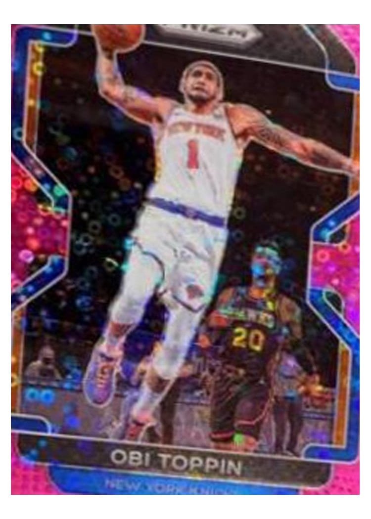 2021-22 Panini Prizm Base Set Obi Toppin #141 card