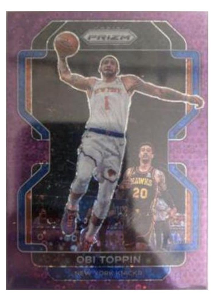 2021-22 Panini Prizm Base Set Obi Toppin #141 card