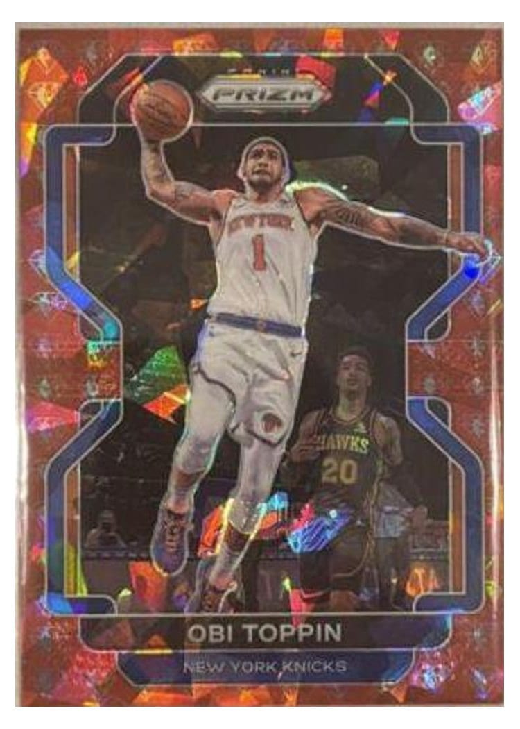 2021-22 Panini Prizm Base Set Obi Toppin #141 card