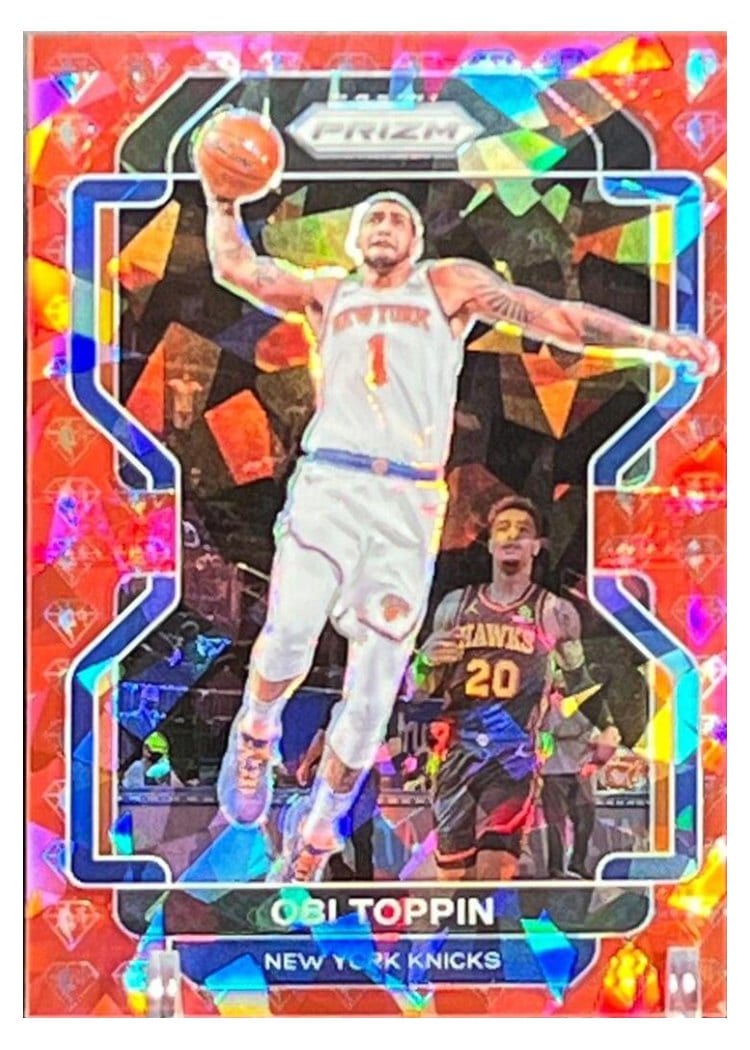 2021-22 Panini Prizm Base Set Obi Toppin #141 card