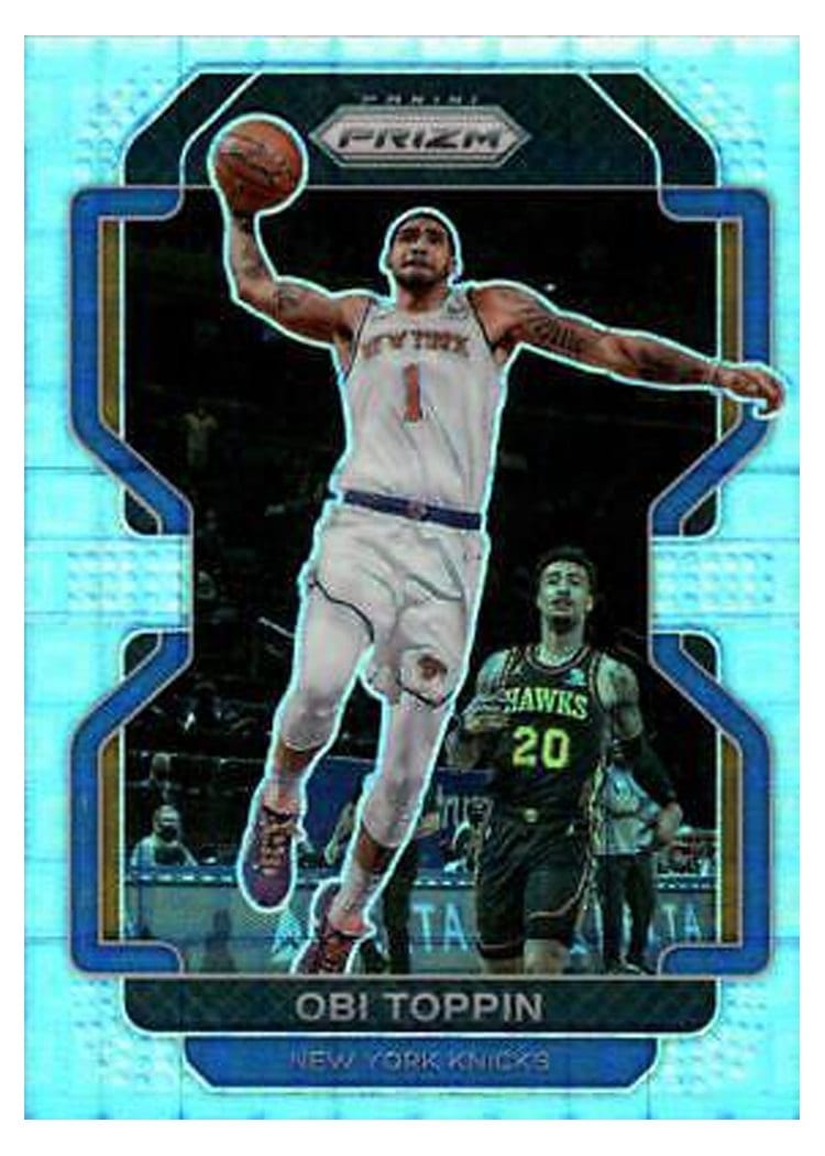 2021-22 Panini Prizm Base Set Obi Toppin Premium Set Prizm #141 card