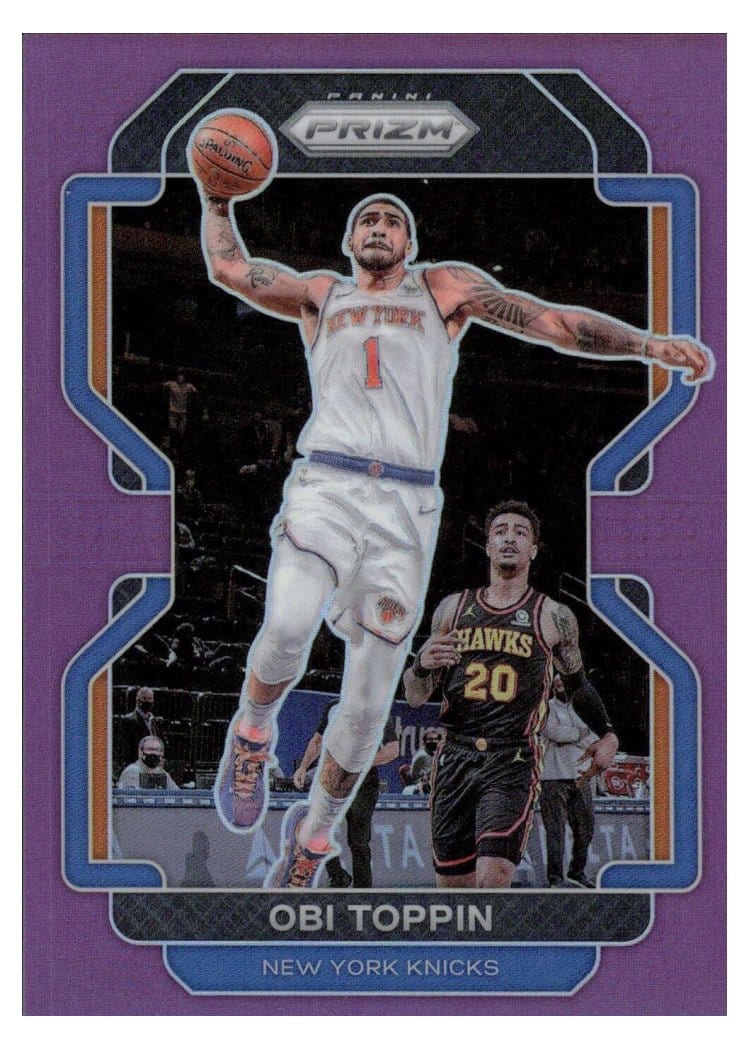 2021-22 Panini Prizm Base Set Obi Toppin #141 card