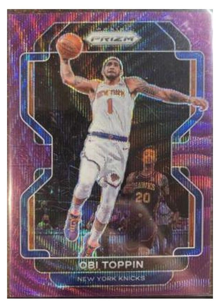 2021-22 Panini Prizm Base Set Obi Toppin #141 card