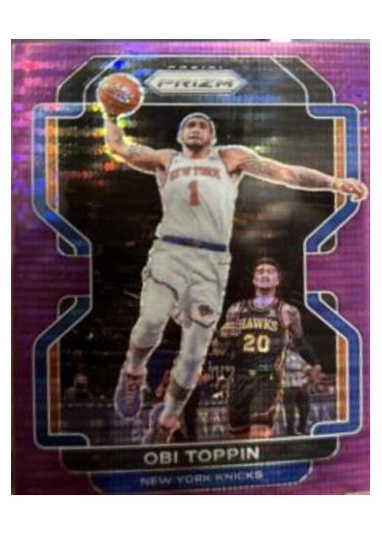2021-22 Panini Prizm Base Set Obi Toppin #141 card