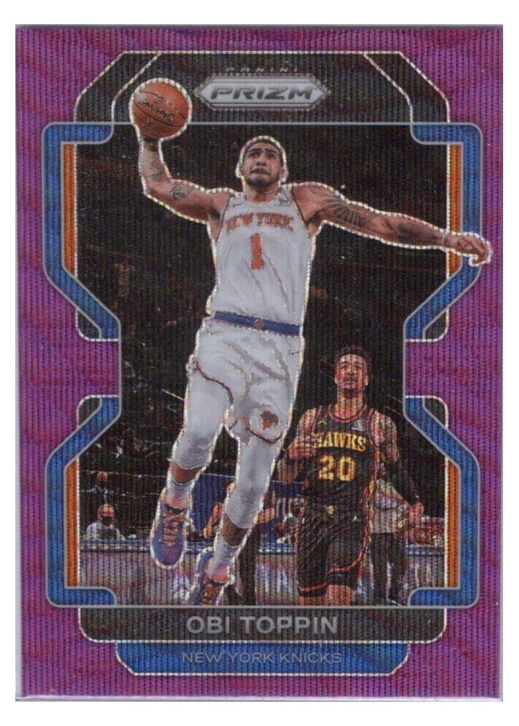 2021-22 Panini Prizm Base Set Obi Toppin #141 card