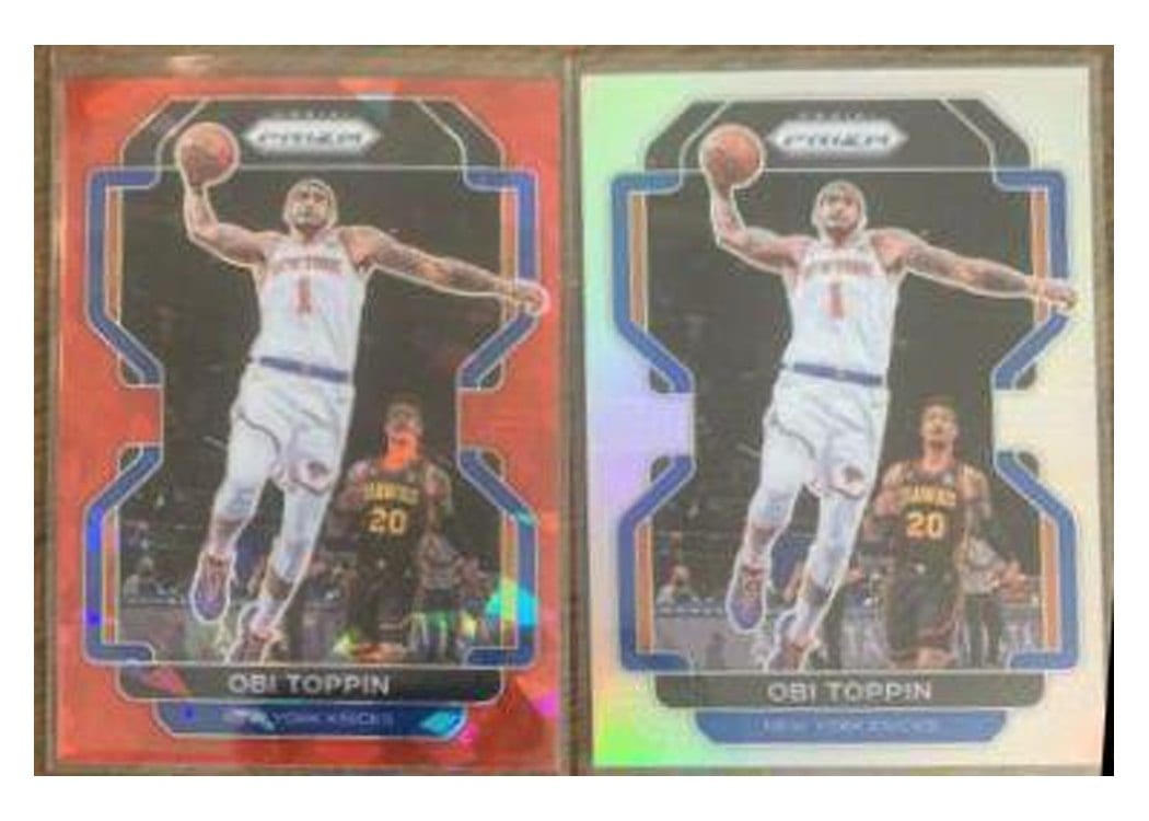 2021-22 Panini Prizm Base Set Obi Toppin #141 card