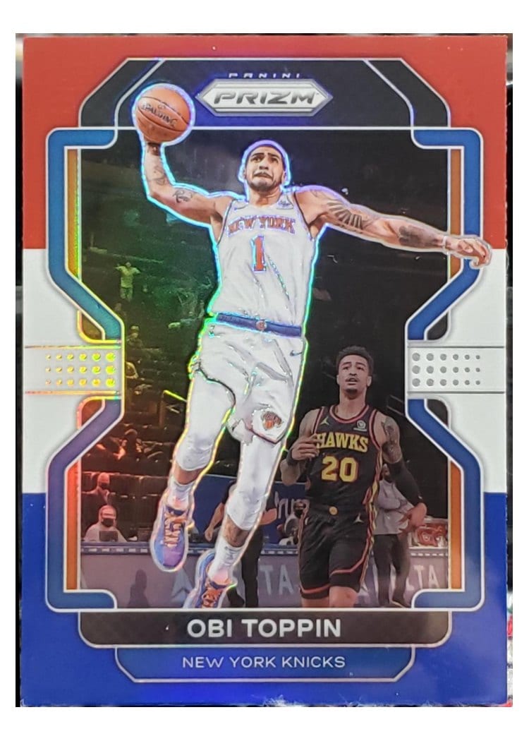 2021-22 Panini Prizm Base Set Obi Toppin #141 card