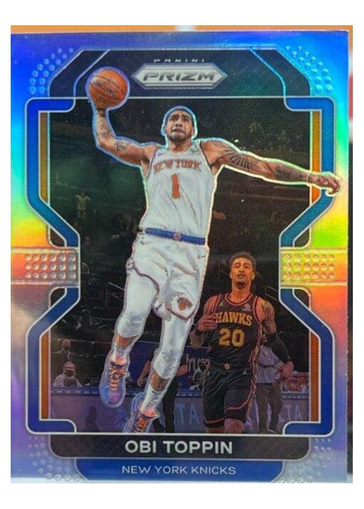 2021-22 Panini Prizm Base Set Obi Toppin #141 card