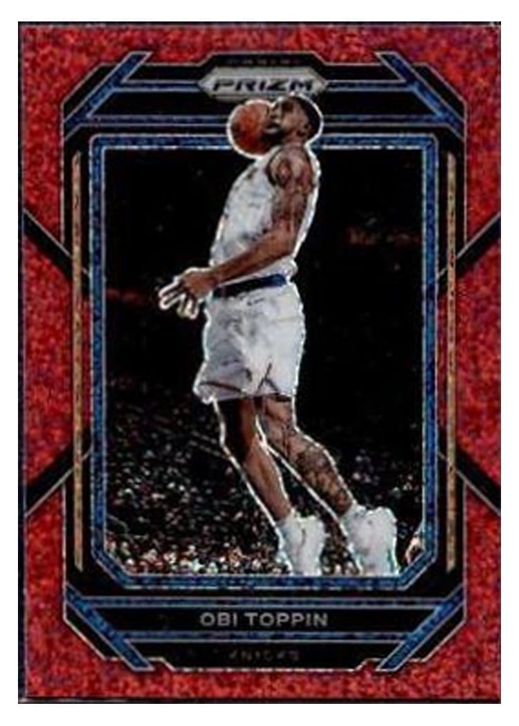 2022-23 Panini Prizm Base Set Obi Toppin #9 card