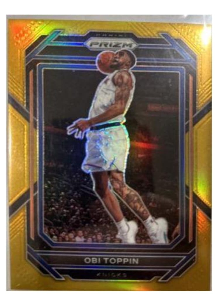 2022-23 Panini Prizm Base Set Obi Toppin #9 card