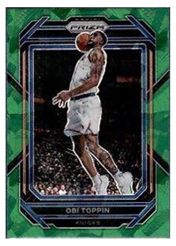 2022-23 Panini Prizm Base Set Obi Toppin #9 card