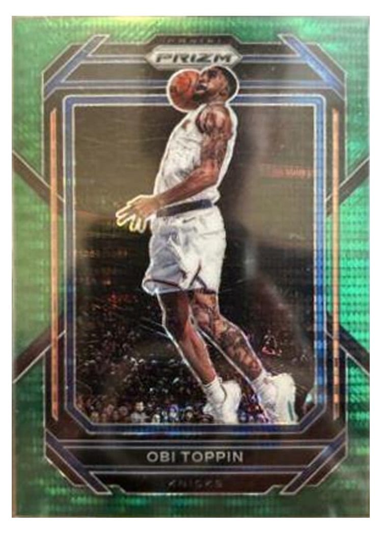 2022-23 Panini Prizm Base Set Obi Toppin #9 card