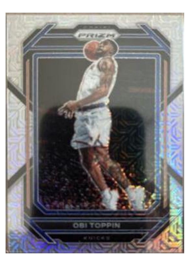 2022-23 Panini Prizm Base Set Obi Toppin #9 card