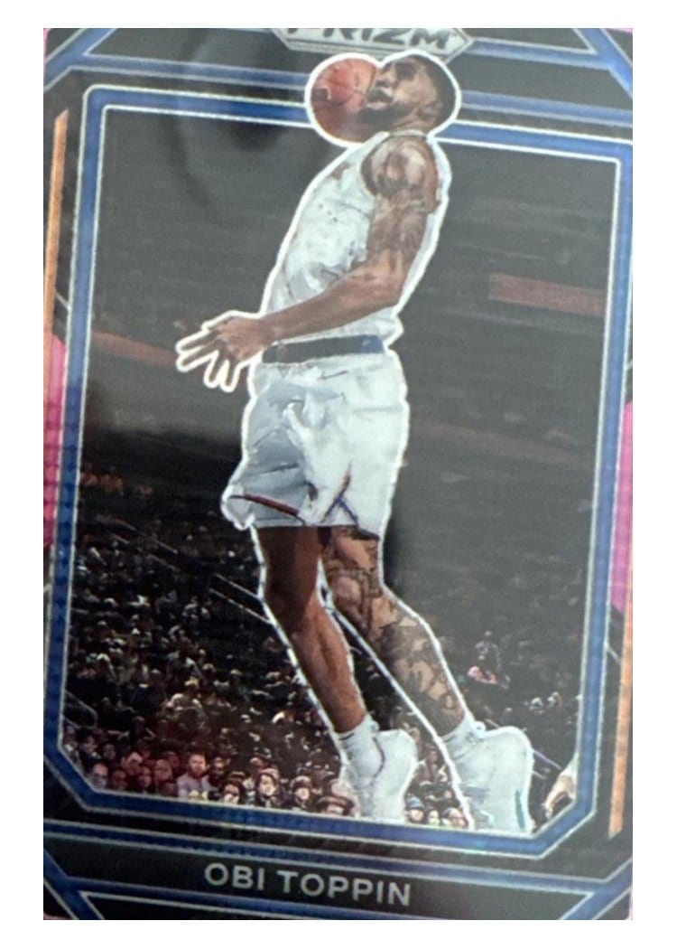 2022-23 Panini Prizm Base Set Obi Toppin #9 card