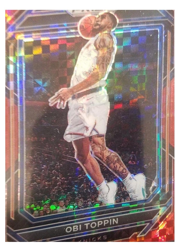 2022-23 Panini Prizm Base Set Obi Toppin #9 card