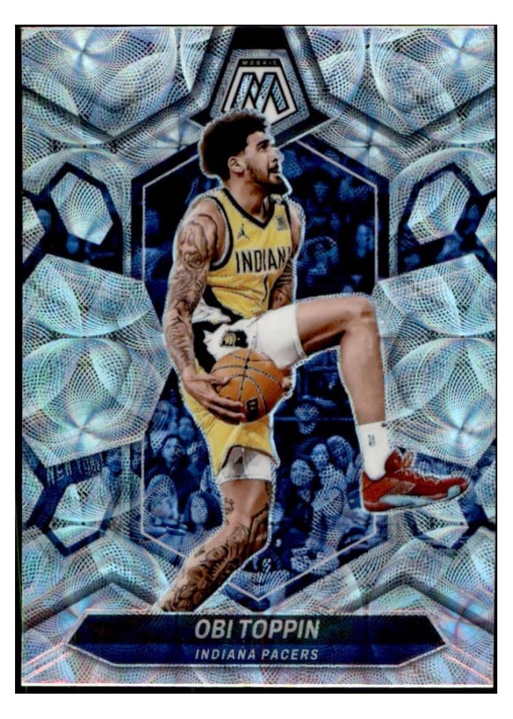 2023-24 Panini Mosaic Base Set Obi Toppin #144 card