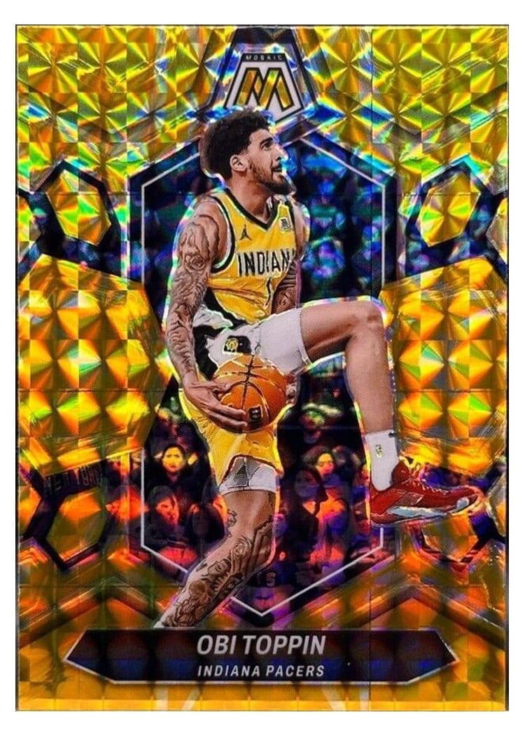 2023-24 Panini Mosaic Base Set Obi Toppin #144 card