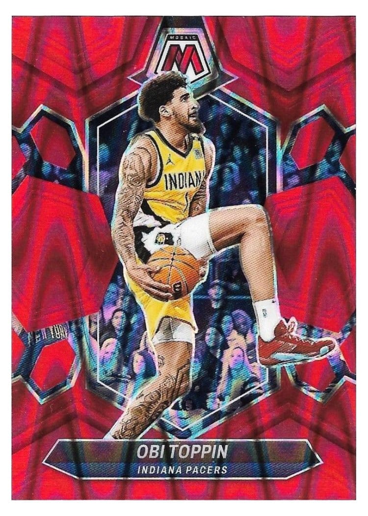 2023-24 Panini Mosaic Base Set Obi Toppin #144 card