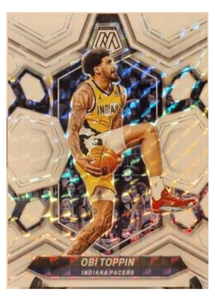2023-24 Panini Mosaic Base Set Obi Toppin #144 card