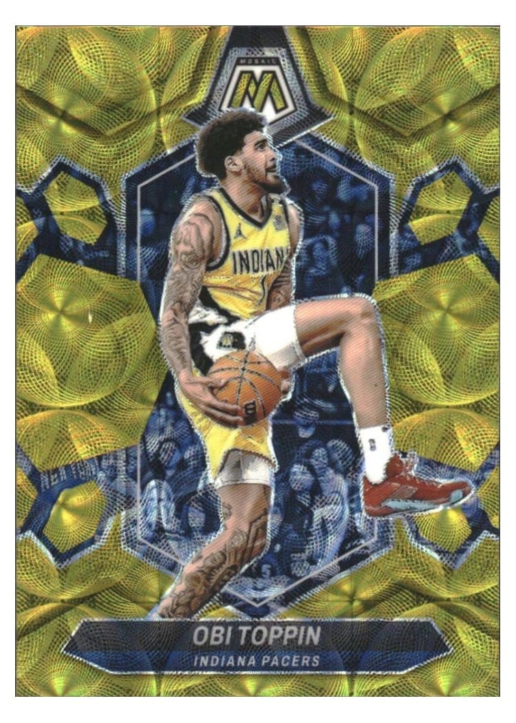 2023-24 Panini Mosaic Base Set Obi Toppin #144 card