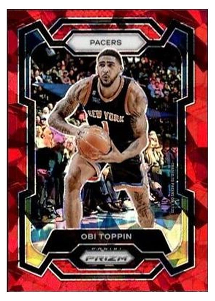 2023-24 Panini Prizm Base Set Obi Toppin #249 card