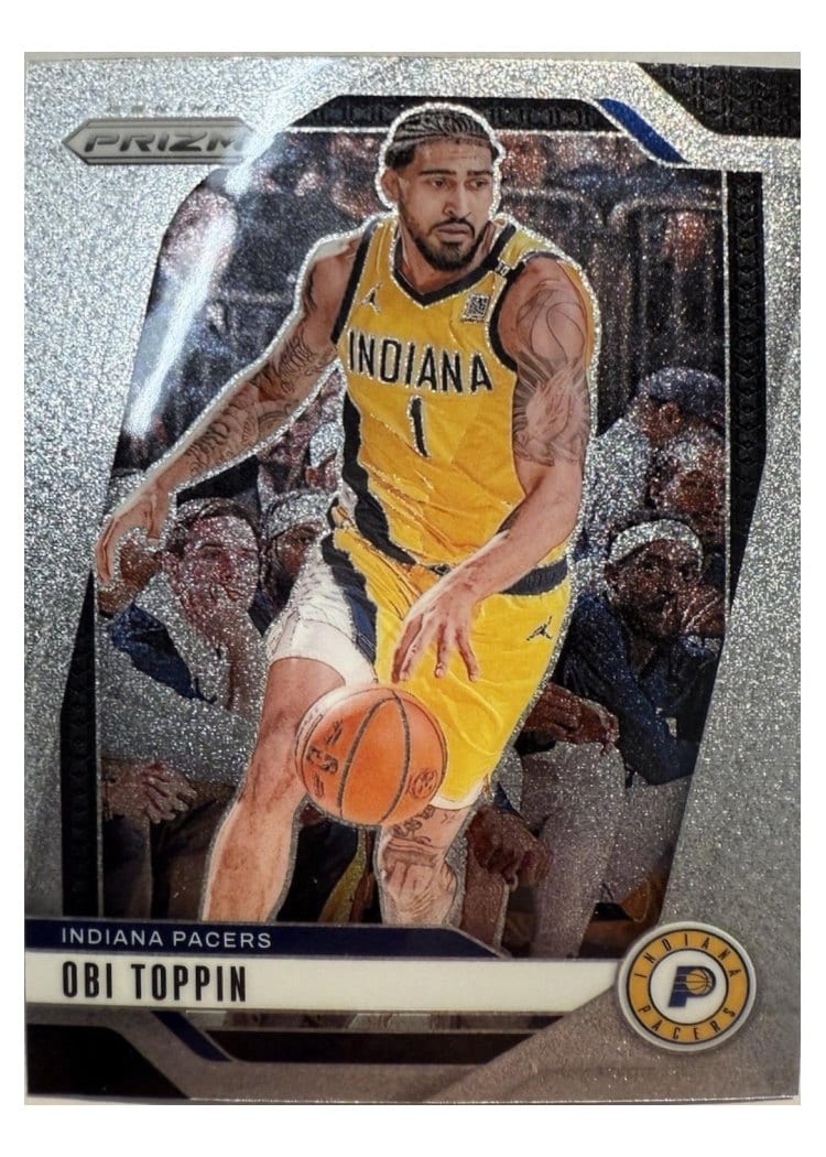 2024-25 Panini Prizm Base Set Obi Toppin #11 card