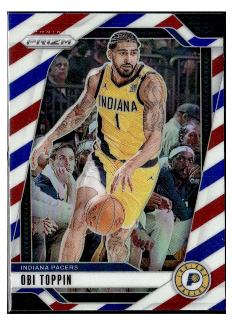 2024-25 Panini Prizm Base Set Obi Toppin #11 card
