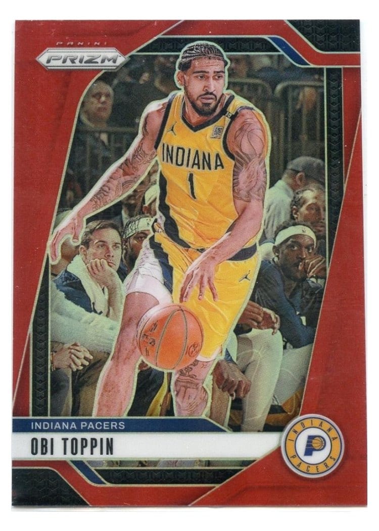 2024-25 Panini Prizm Base Set Obi Toppin #11 card