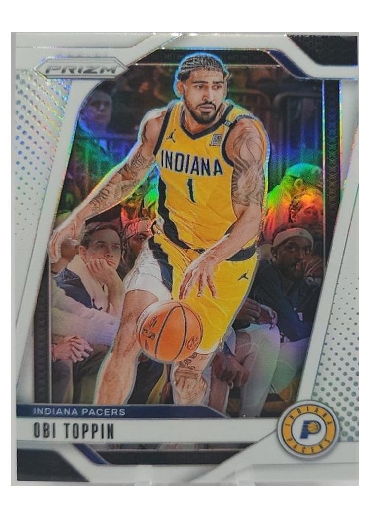 2024-25 Panini Prizm Base Set Obi Toppin #11 card