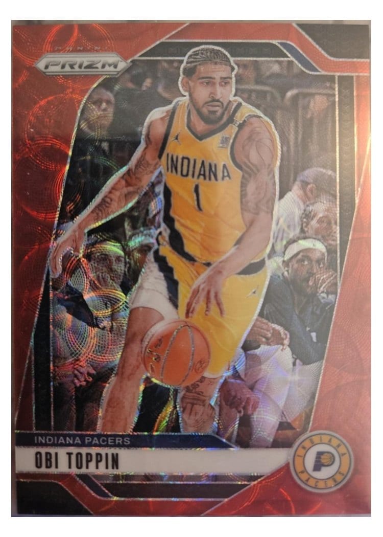 2024-25 Panini Prizm Base Set Obi Toppin #11 card