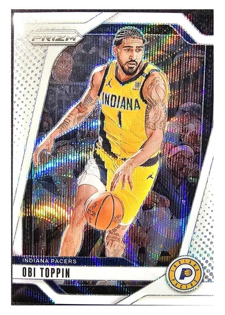 2024-25 Panini Prizm Base Set Obi Toppin #11 card