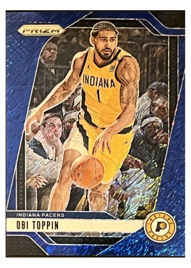 2024-25 Panini Prizm Base Set Obi Toppin #11 card