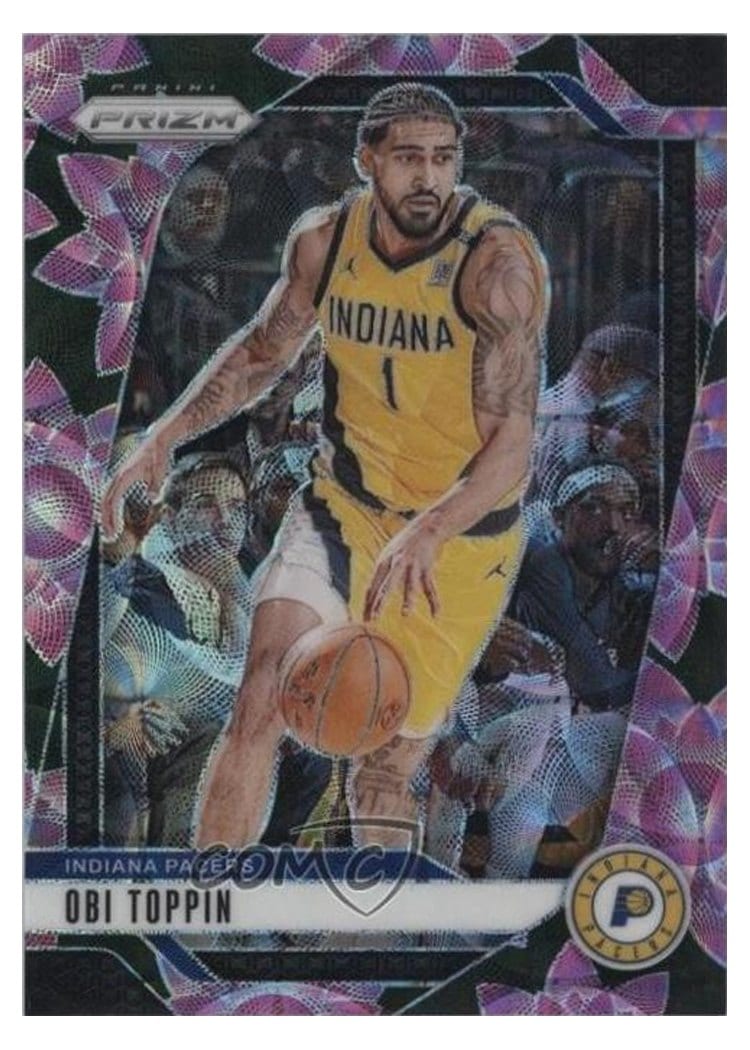 2024-25 Panini Prizm Base Set Obi Toppin #11 card