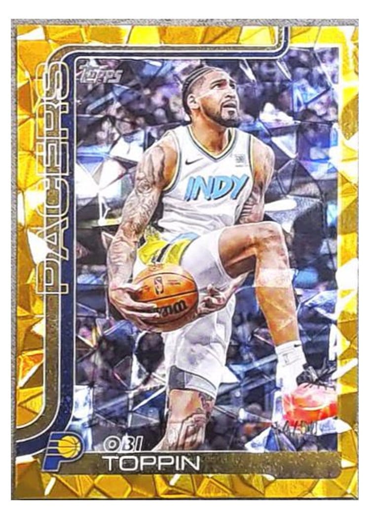 2025-26 Topps Base Set Obi Toppin Gold Diamante #51 card