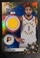 2025-26 Topps Holiday Player Relics Obi Toppin #PR-OT