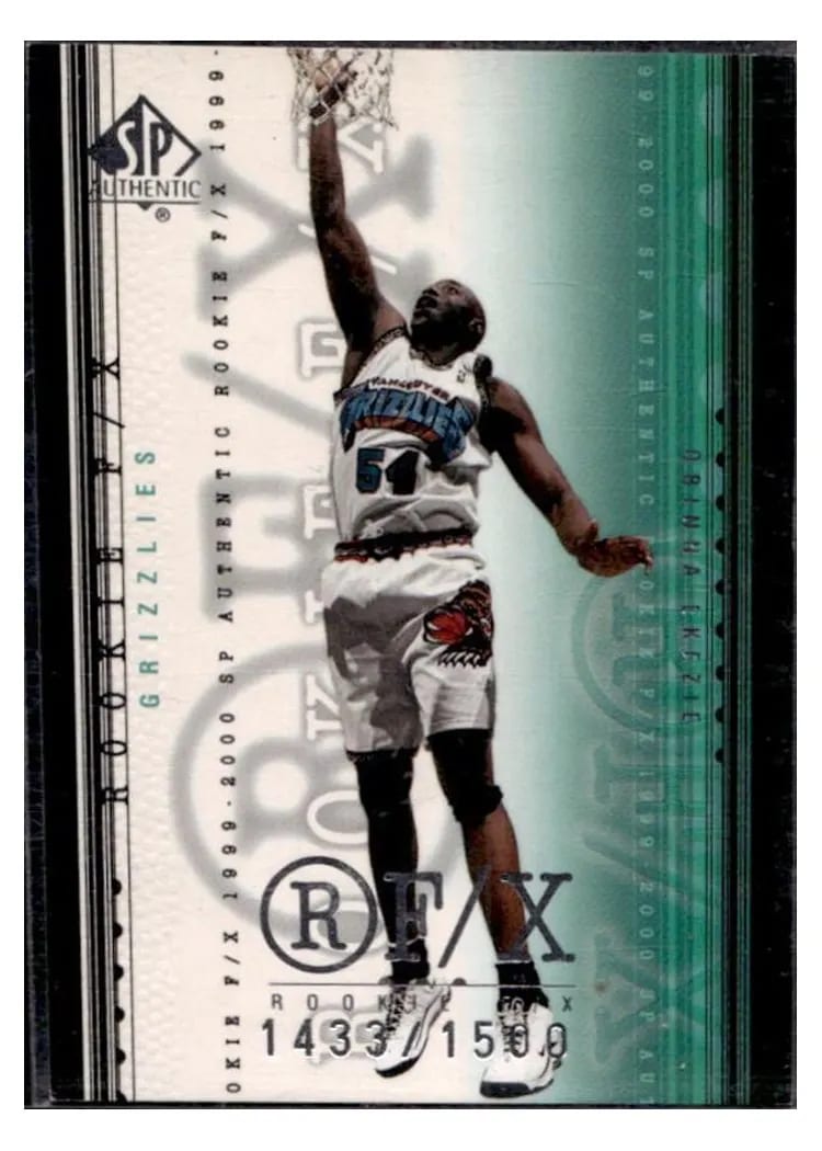 1999 SP Authentic Obinna Ekezie #119 card