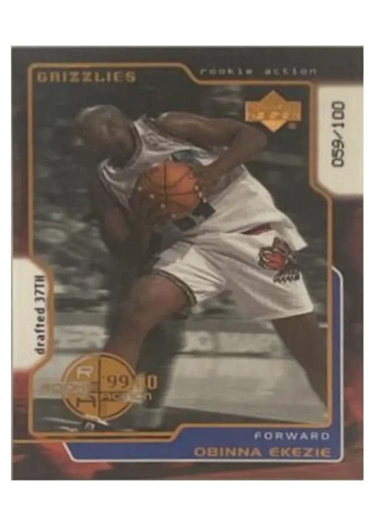 1999 Upper Deck Encore Obinna Ekezie #117 card