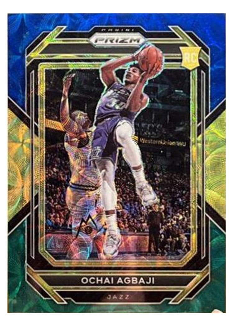 2022-23 Panini Prizm Base Set Ochai Agbaji #267 card