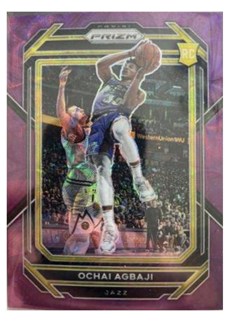 2022-23 Panini Prizm Base Set Ochai Agbaji #267 card
