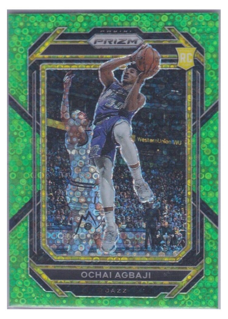 2022-23 Panini Prizm Base Set Ochai Agbaji #267 card