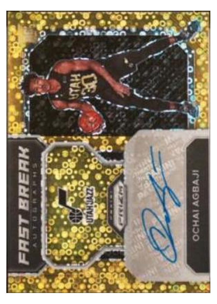 2022-23 Panini Prizm Base Set Ochai Agbaji #267 card