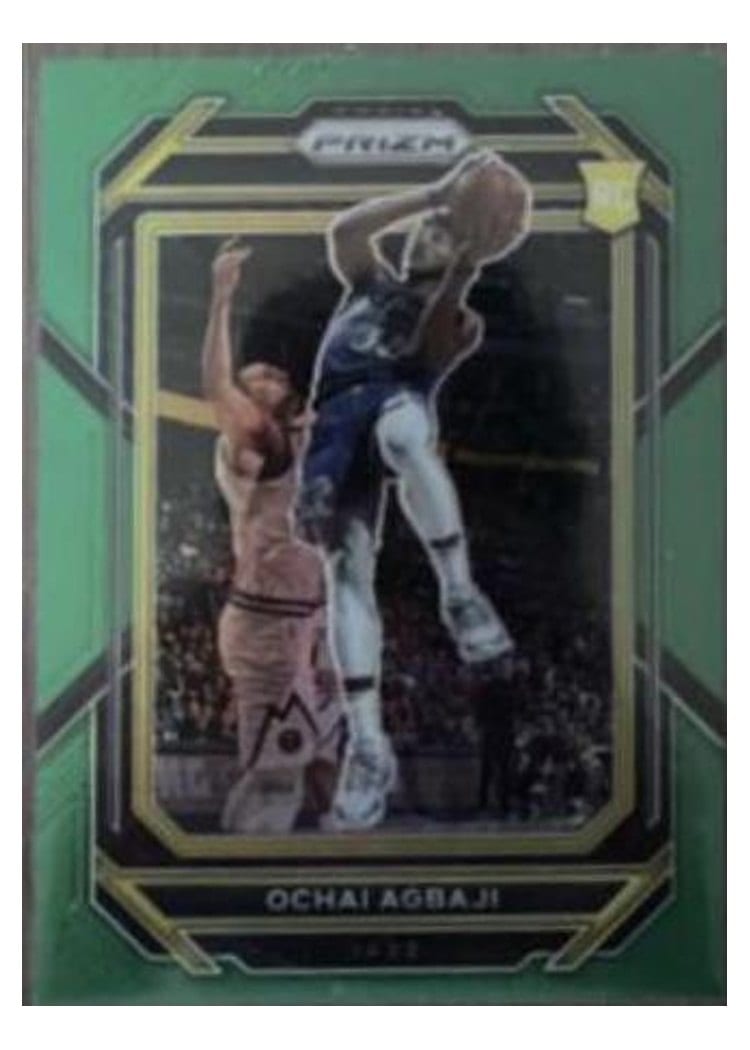 2022-23 Panini Prizm Base Set Ochai Agbaji #267 card