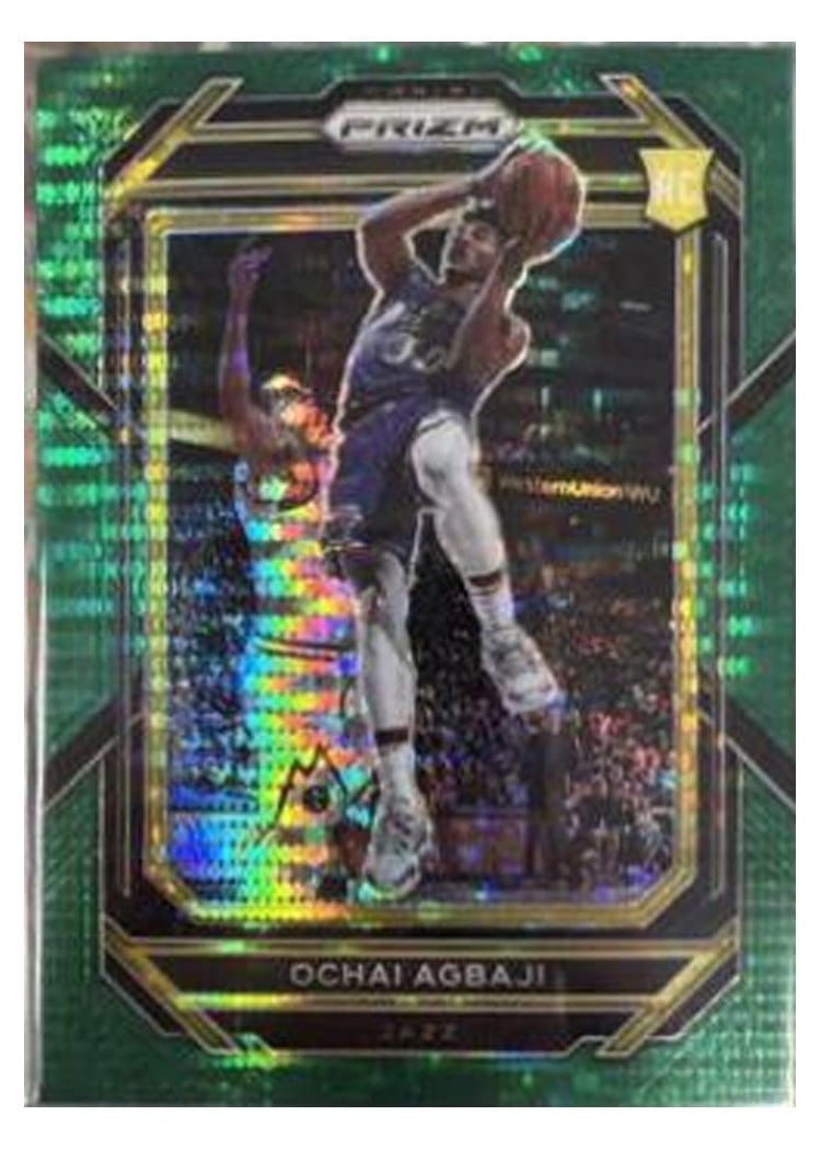 2022-23 Panini Prizm Base Set Ochai Agbaji #267 card