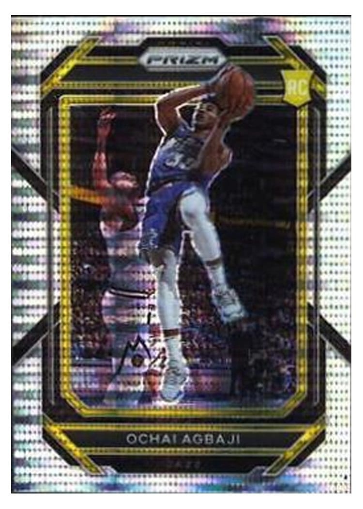 2022-23 Panini Prizm Base Set Ochai Agbaji #267 card