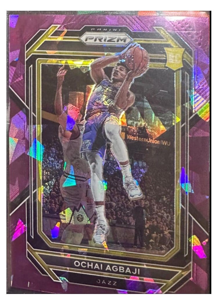 2022-23 Panini Prizm Base Set Ochai Agbaji #267 card