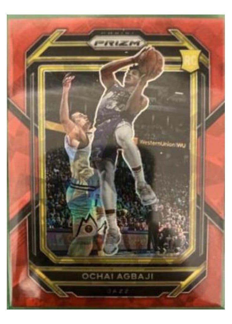 2022-23 Panini Prizm Base Set Ochai Agbaji #267 card
