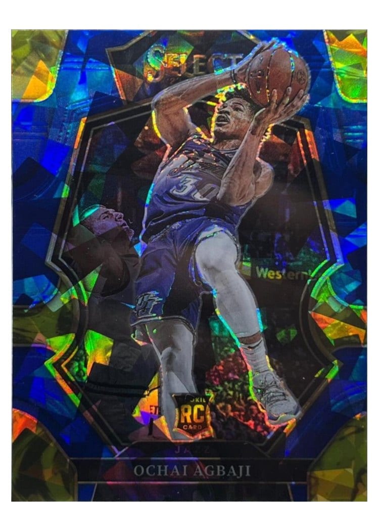 2022-23 Panini Select Base Set Ochai Agbaji #199 card