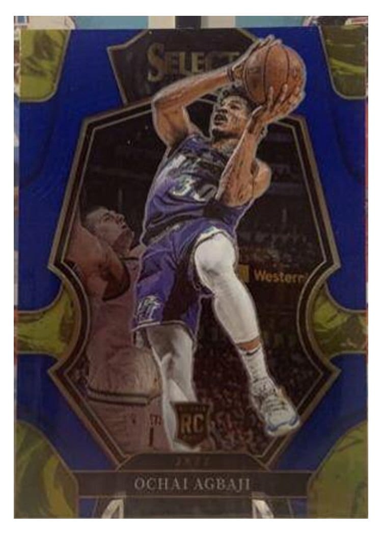 2022-23 Panini Select Base Set Ochai Agbaji #199 card