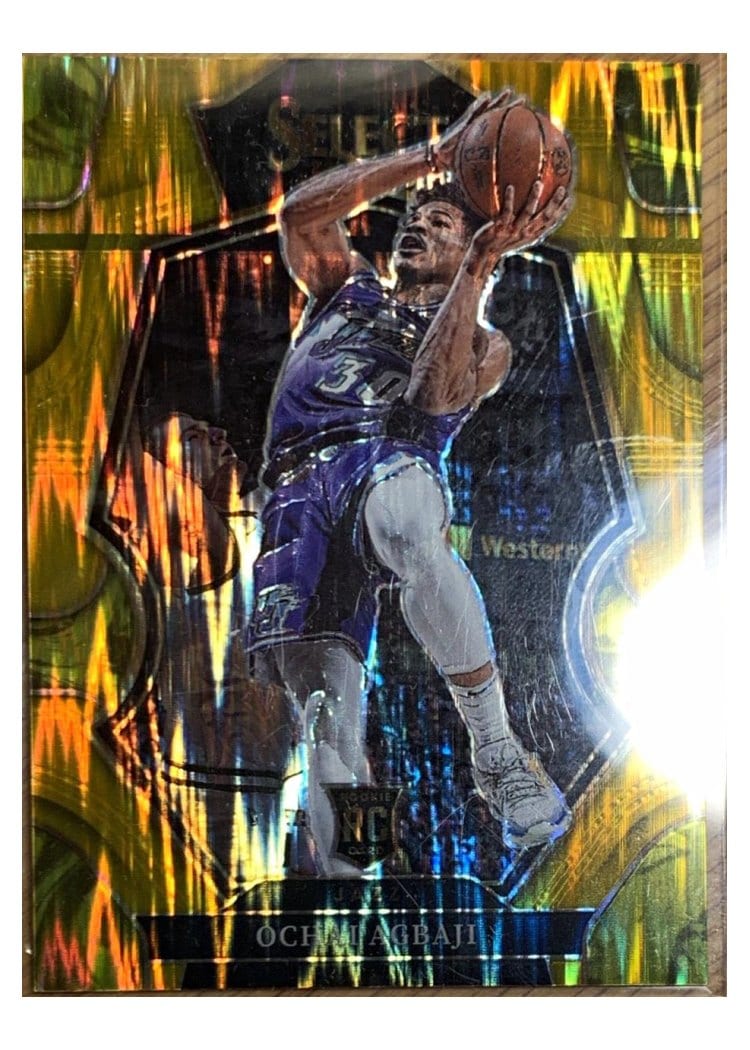 2022-23 Panini Select Base Set Ochai Agbaji #199 card